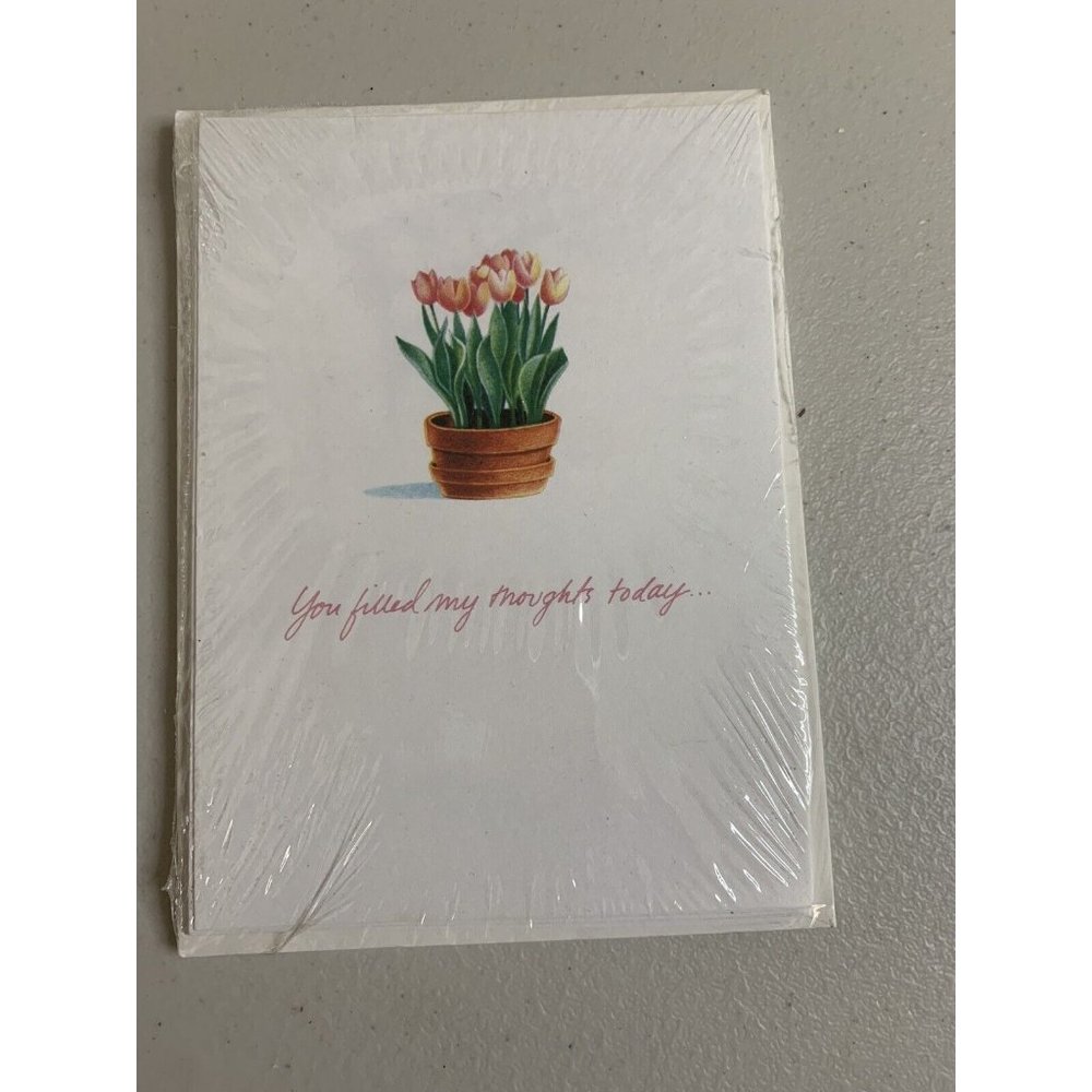 Greetings Note Cards - You Filled My thoughts today 8 Cards & Envelopes